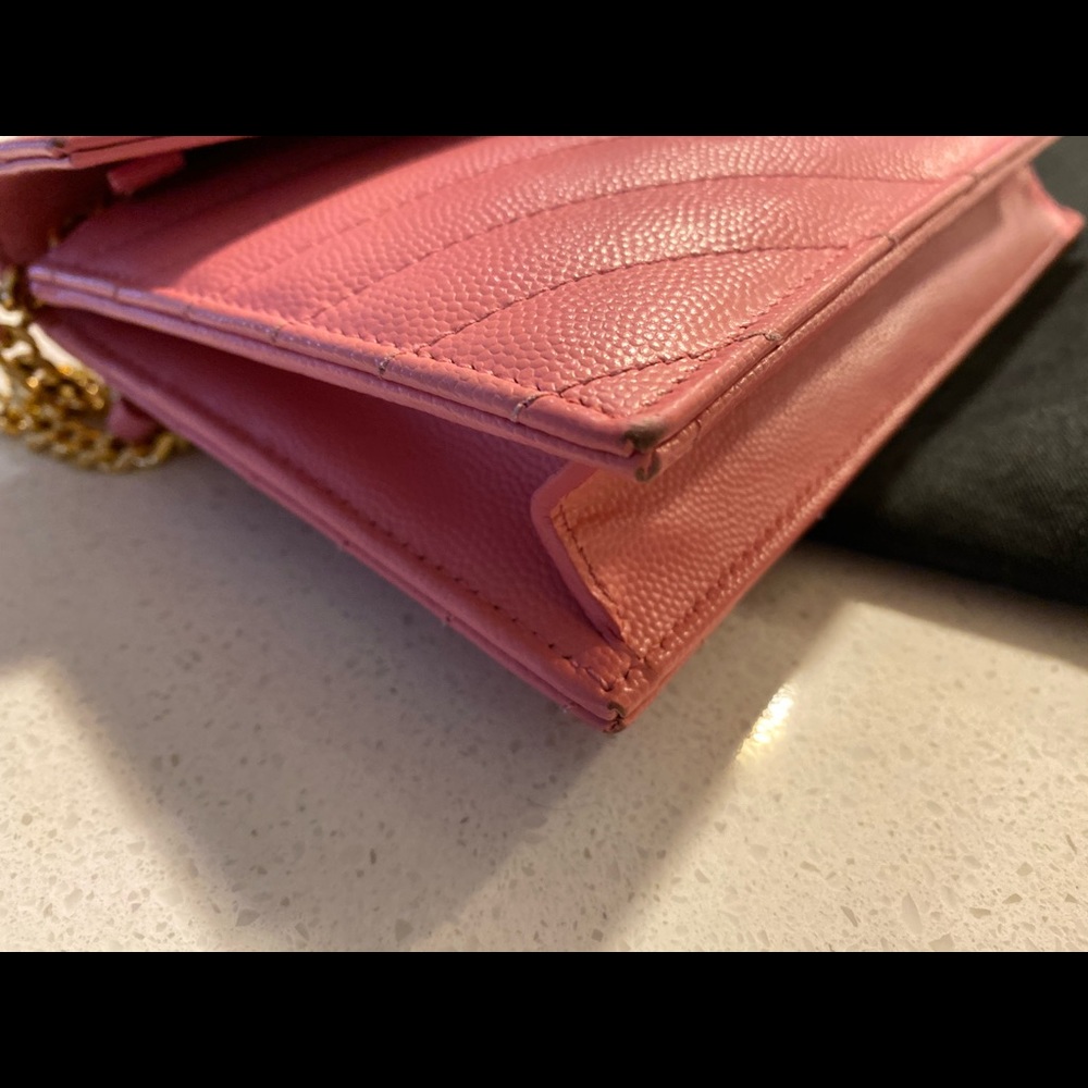 YSL Wallet On Chain Pink - Picture 2 of 7